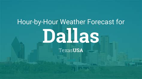 dallas weather forecast|dallas temperature by the hour.